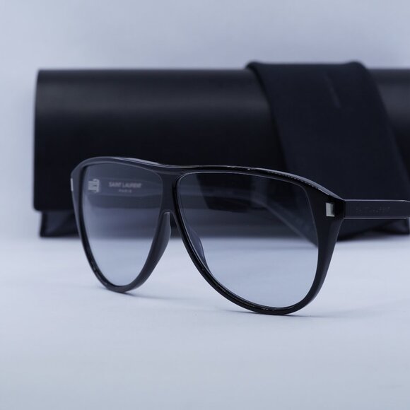 Final Price! Saint Laurent SL731 GASPAR 001 Black Blue Sunglasses - Picture 6 of 13